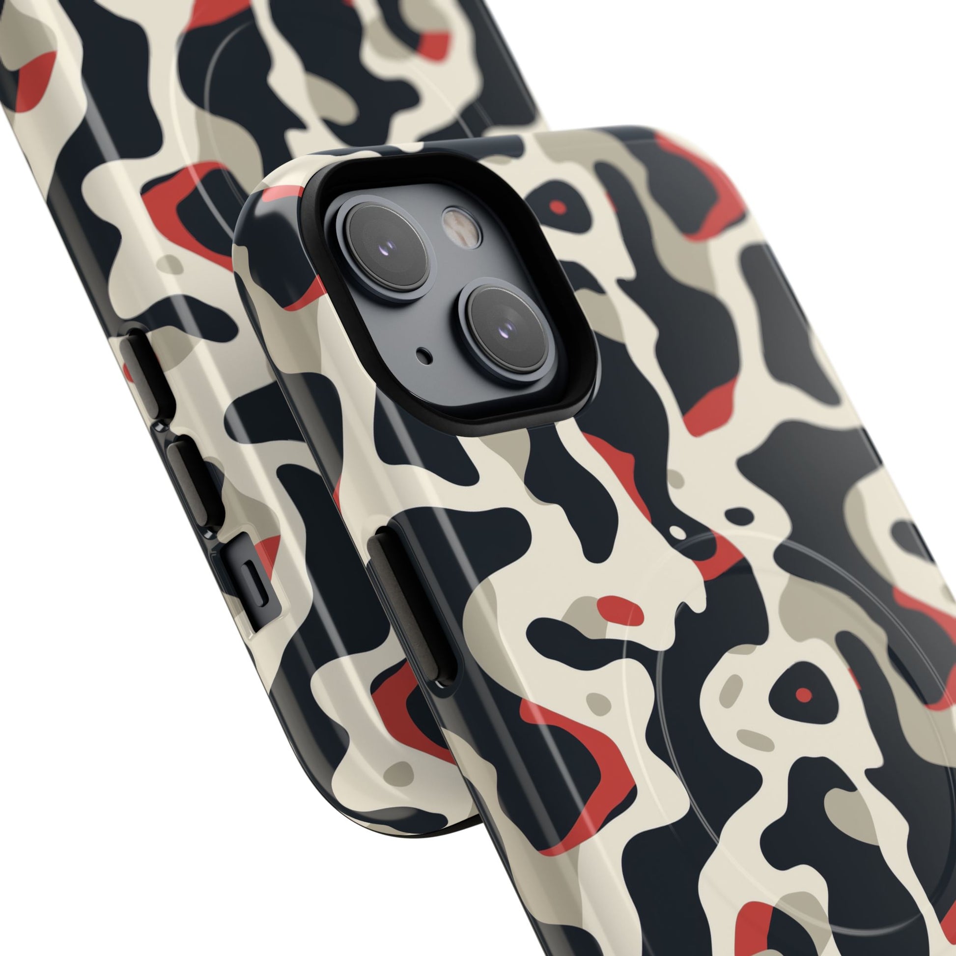 Phone Case - Cream Red Camo | MagSafe iPhone Case