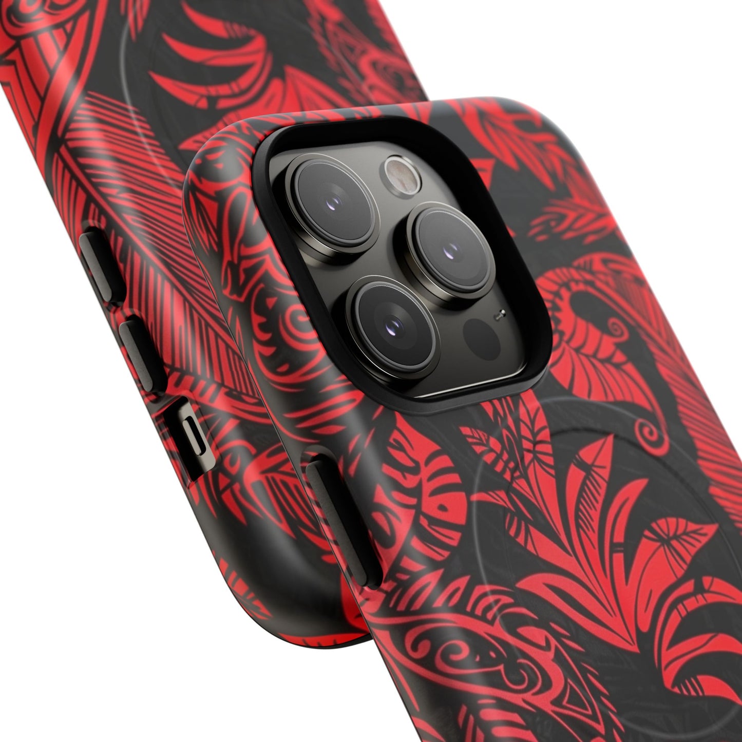 Phone Case - Crimson Jungle | MagSafe iPhone Case