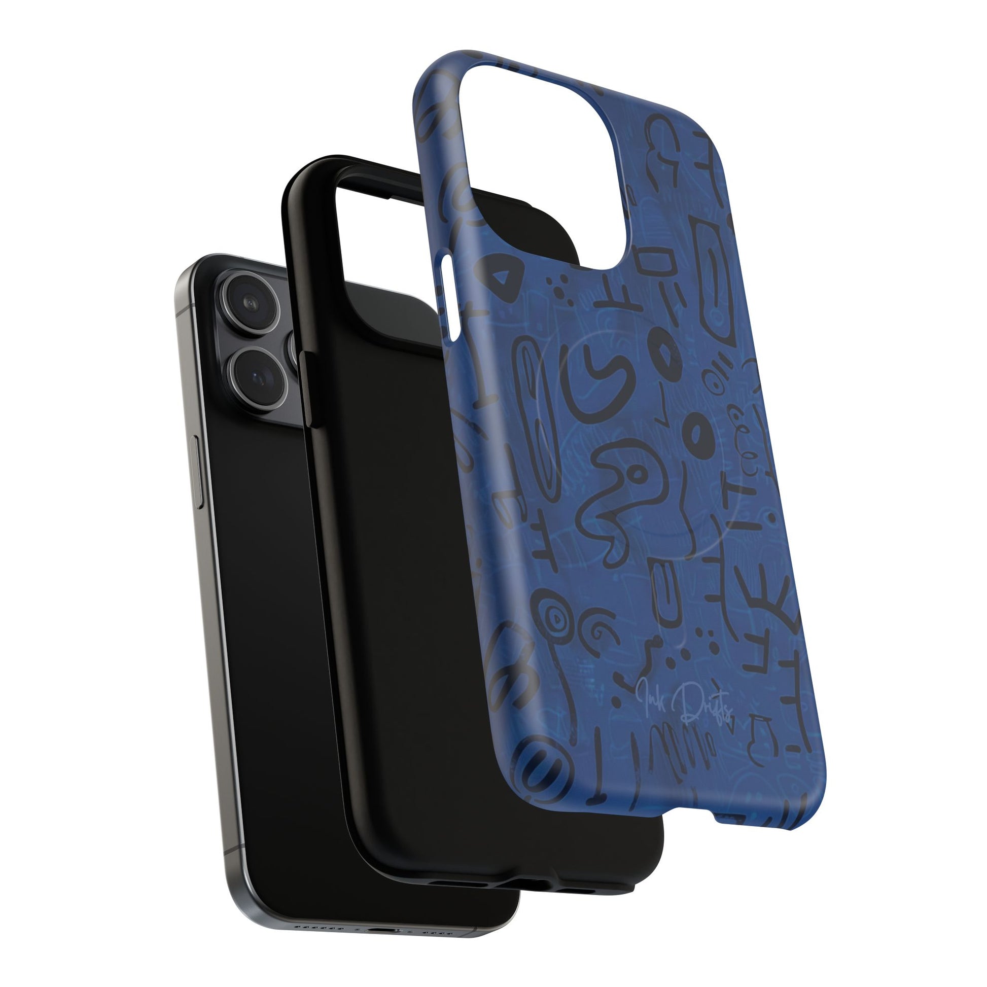 Phone Case - Nocturnal Scribbles | MagSafe iPhone Case