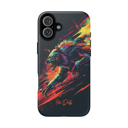 iPhone 16 Plus Matte Phone Case - Lunar Werewolf | MagSafe iPhone Case