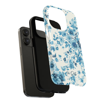 Phone Case - Blue Blossom | MagSafe iPhone Case