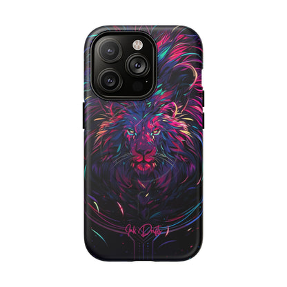 iPhone 14 Pro Matte Phone Case - Neon Majesty | MagSafe iPhone Case