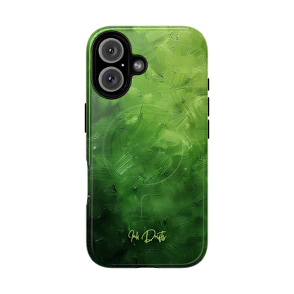 iPhone 16 Glossy Phone Case - Forest Texture | MagSafe iPhone Case