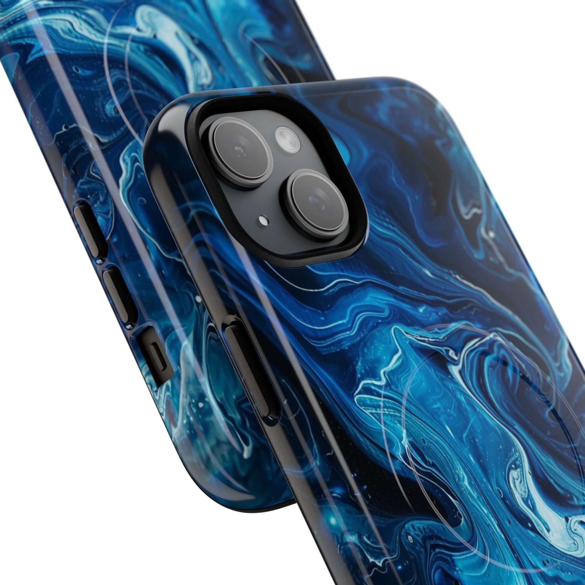 Phone Case - Blue Swirl | MagSafe iPhone Case