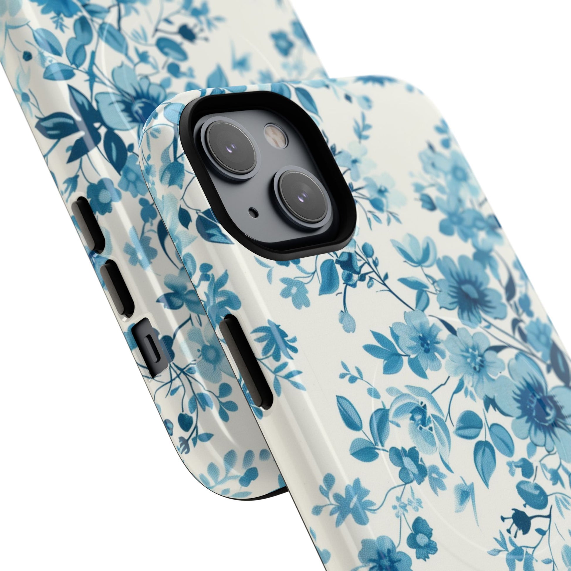 Phone Case - Blue Blossom | MagSafe iPhone Case