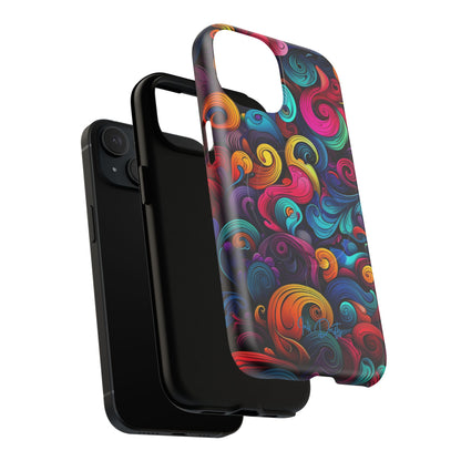 Phone Case - Psychedelic Waves | MagSafe iPhone Case