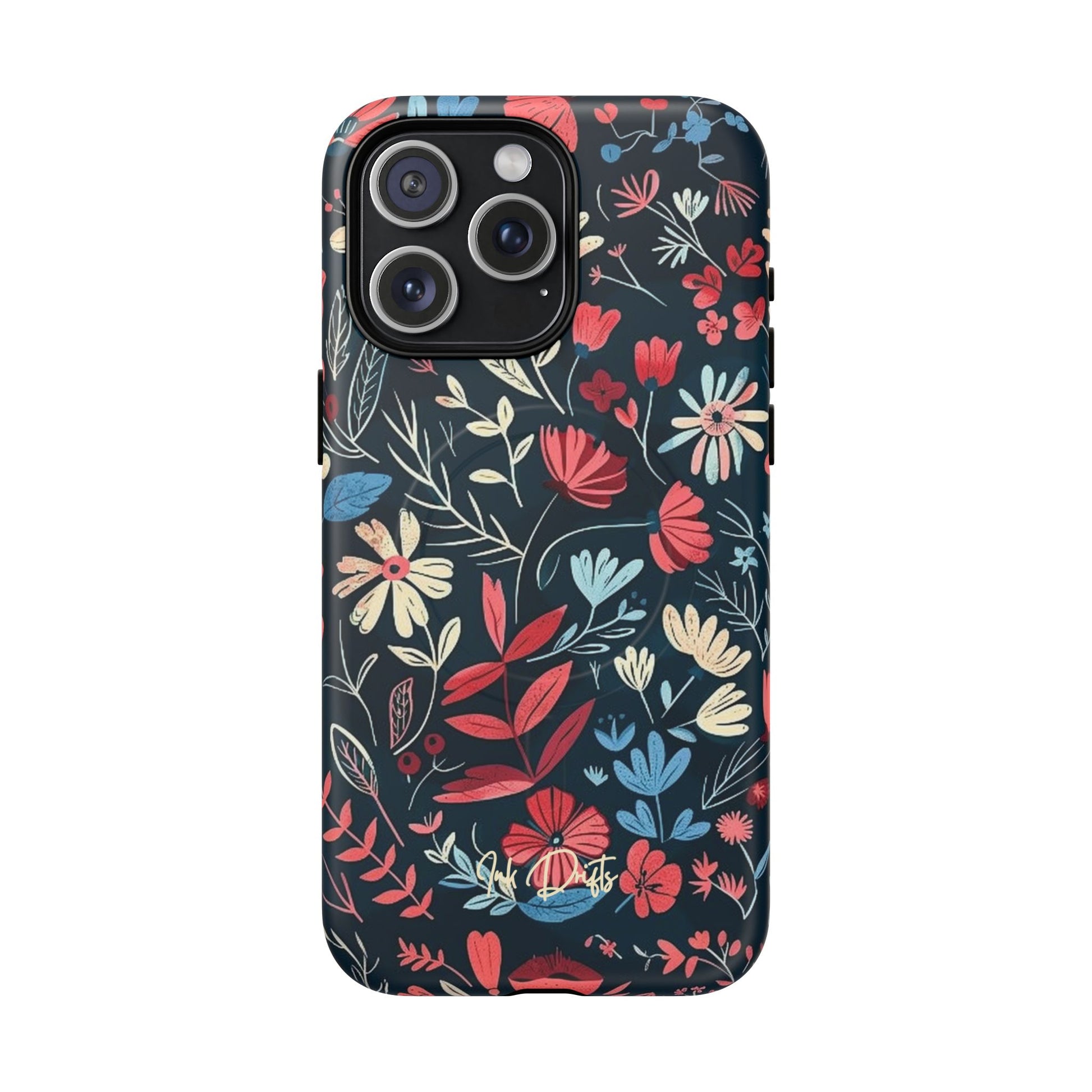 iPhone 15 Pro Max Matte Phone Case - Twilight Petals | MagSafe iPhone Case