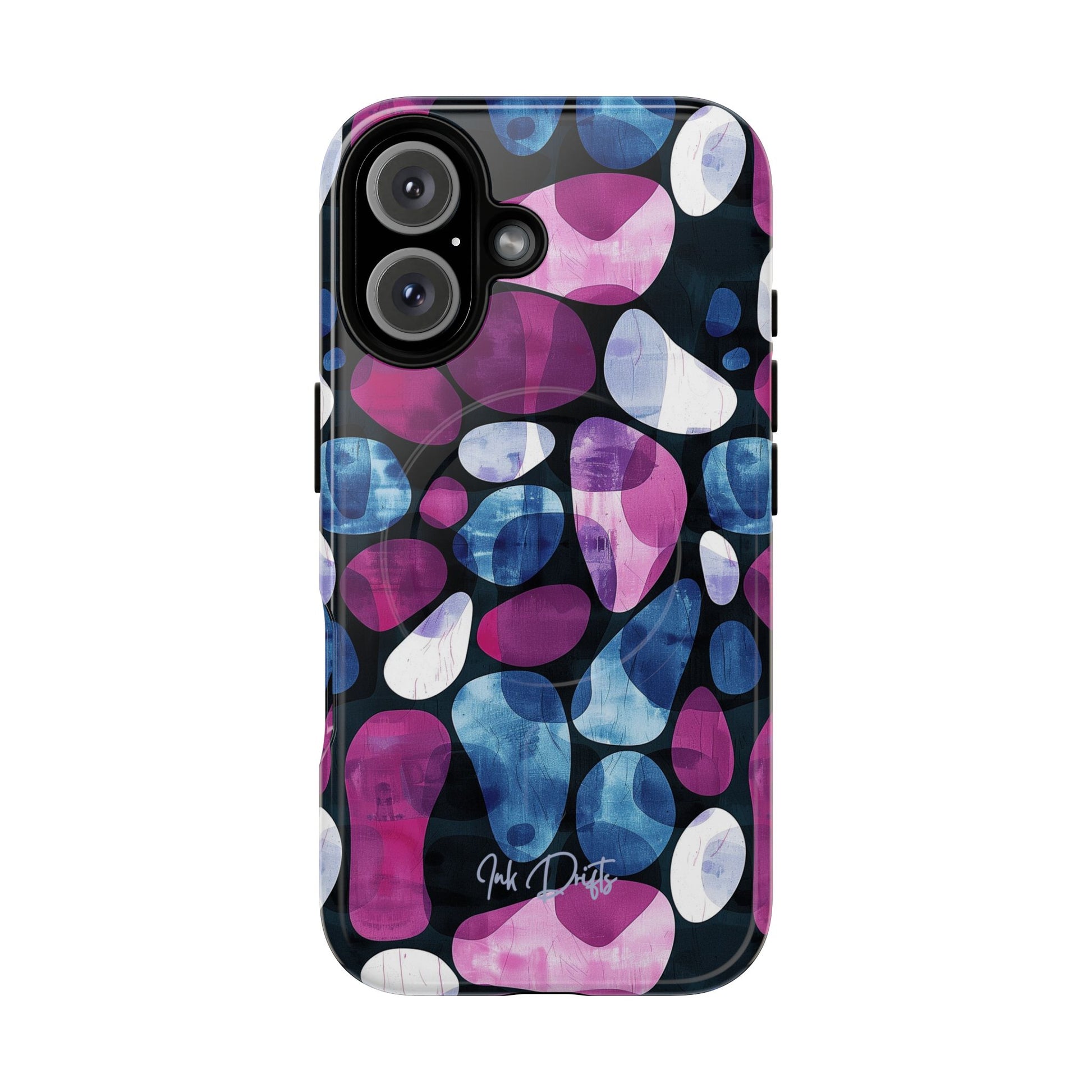 iPhone 16 Glossy Phone Case - Pebbles | MagSafe iPhone Case