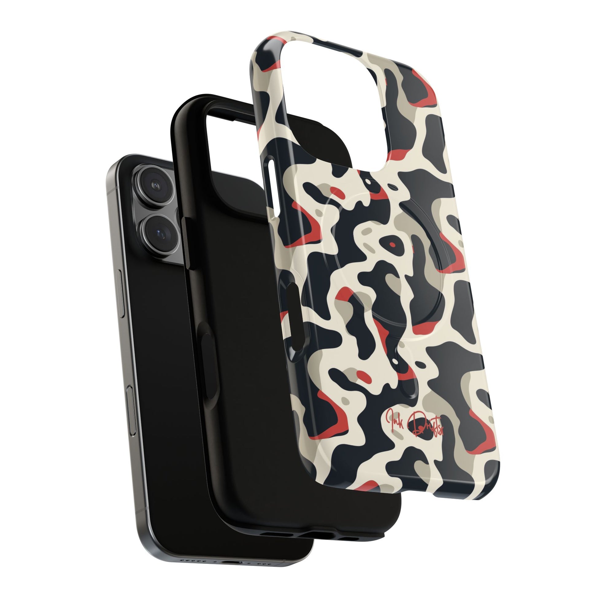 Phone Case - Cream Red Camo | MagSafe iPhone Case