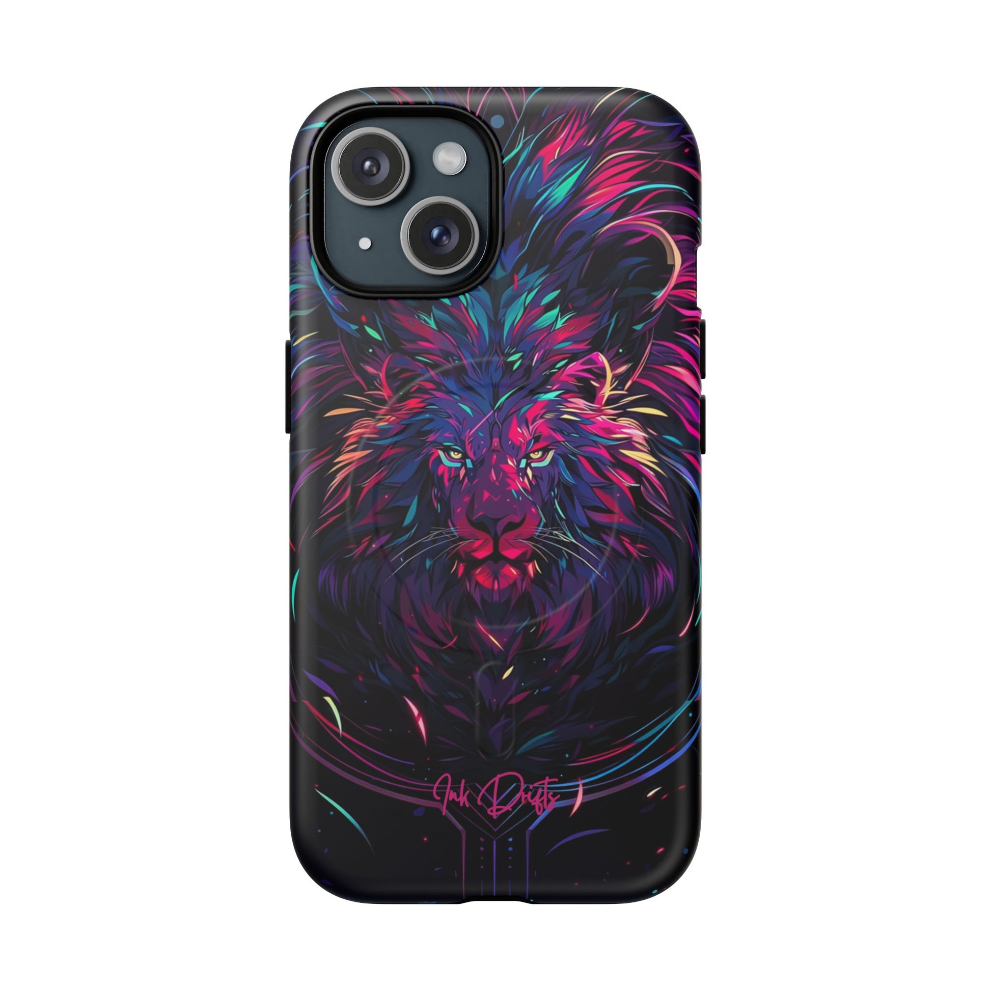 iPhone 15 Matte Phone Case - Neon Majesty | MagSafe iPhone Case