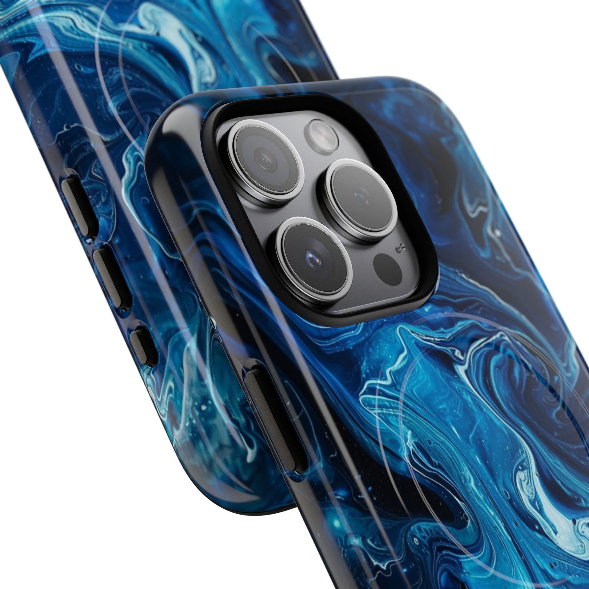 Phone Case - Blue Swirl | MagSafe iPhone Case