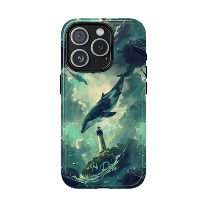 iPhone 15 Pro Glossy Phone Case - Ocean Dream | MagSafe iPhone Case