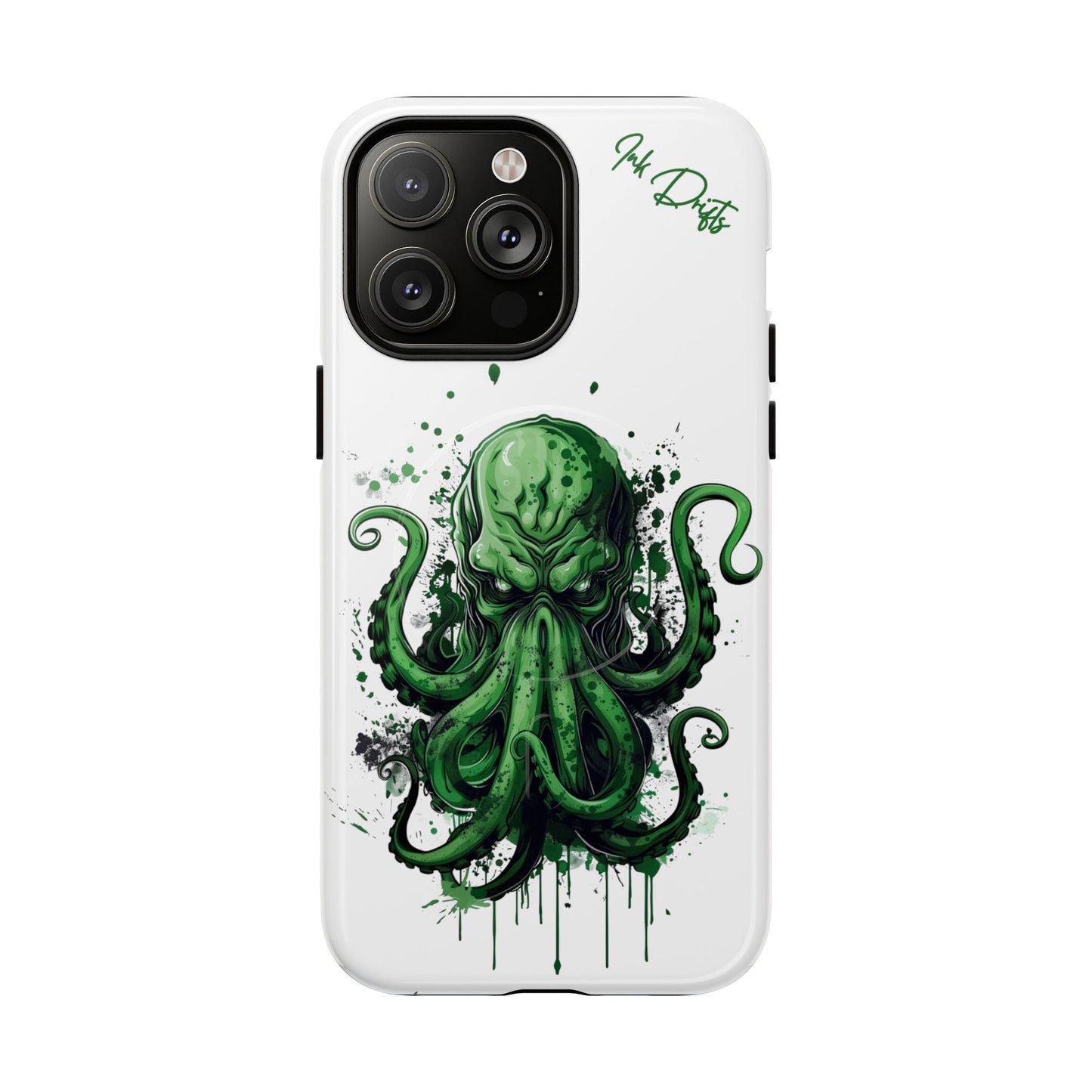 iPhone 14 Pro Max Glossy Phone Case - Kraken Fury | MagSafe iPhone Case