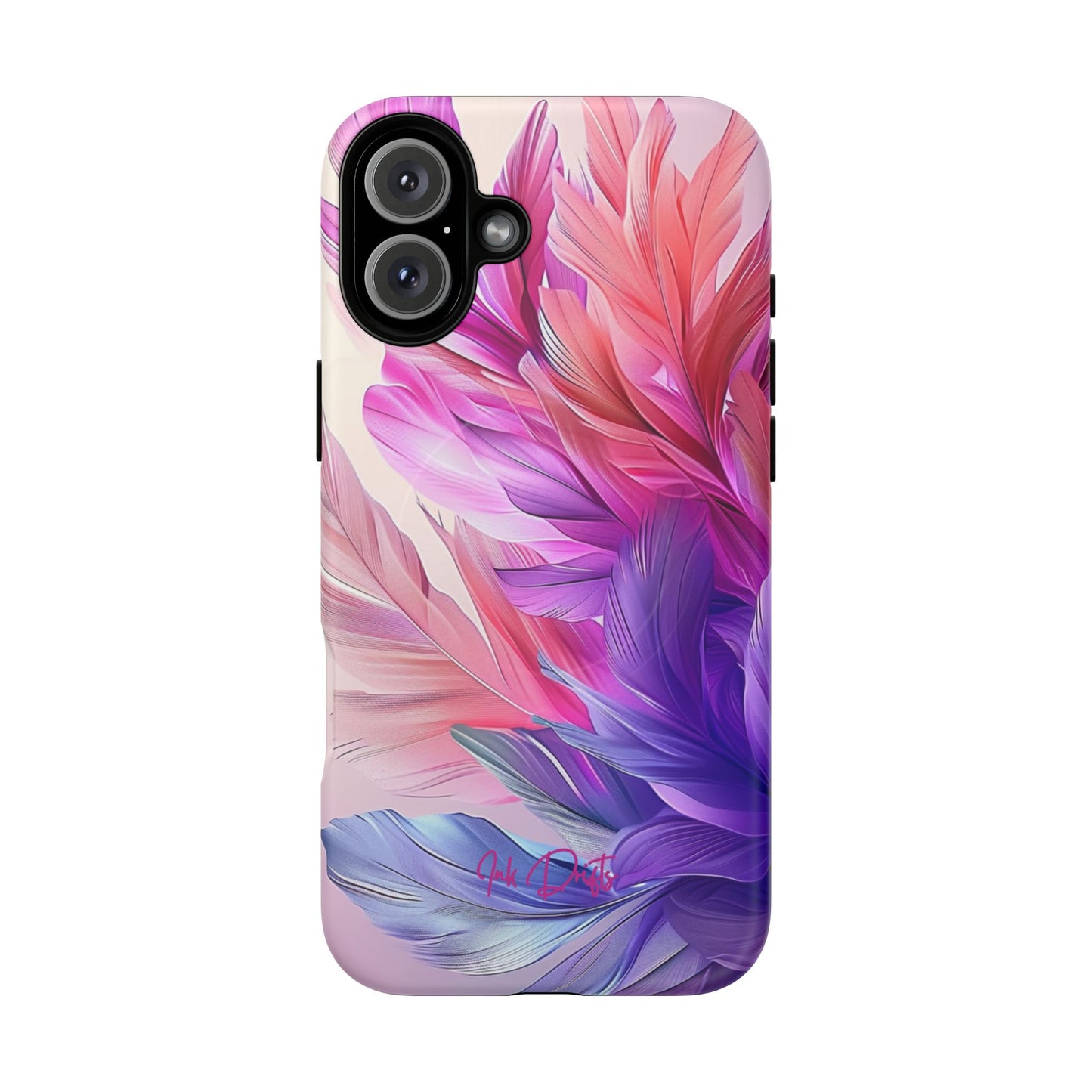 iPhone 16 Plus Matte Phone Case - Feather Bliss | MagSafe iPhone Case