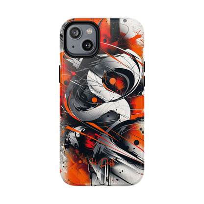 iPhone 14 Plus Glossy Phone Case - Urban Vortex | MagSafe iPhone Case