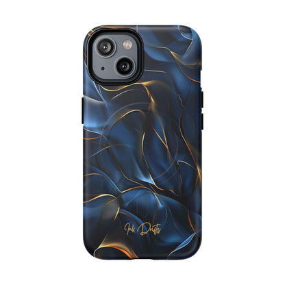 iPhone 14 Matte Phone Case - Golden Currents | MagSafe iPhone Case