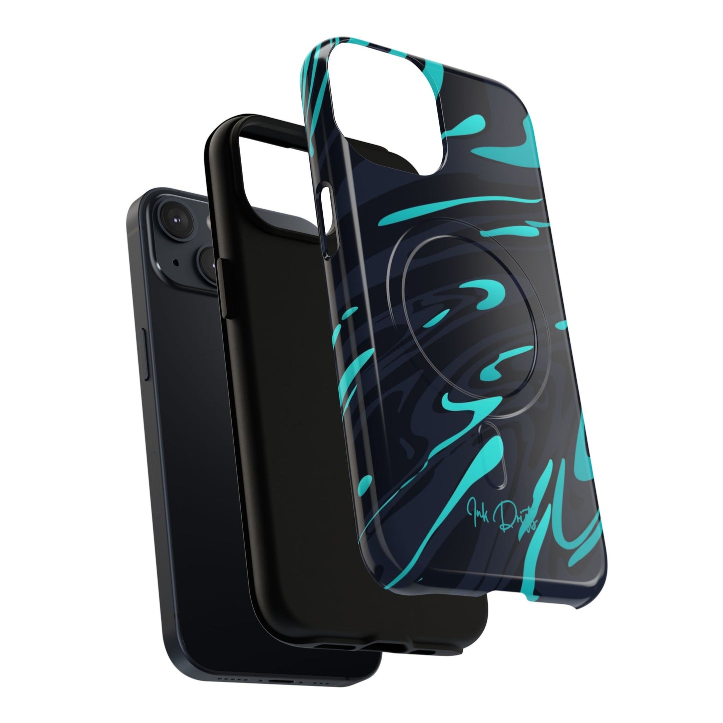 Phone Case - Turquoise Splash | MagSafe iPhone Case