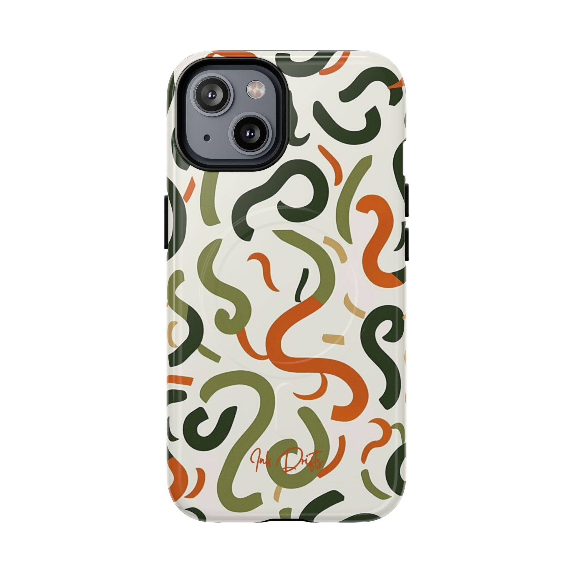 iPhone 14 Glossy Phone Case - Earthy Whimsy | MagSafe iPhone Case