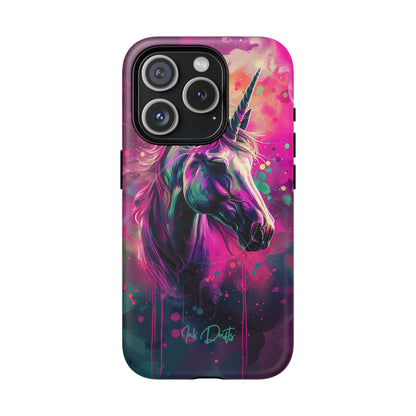 iPhone 15 Pro Matte Phone Case - Mystic Unicorn | MagSafe iPhone Case