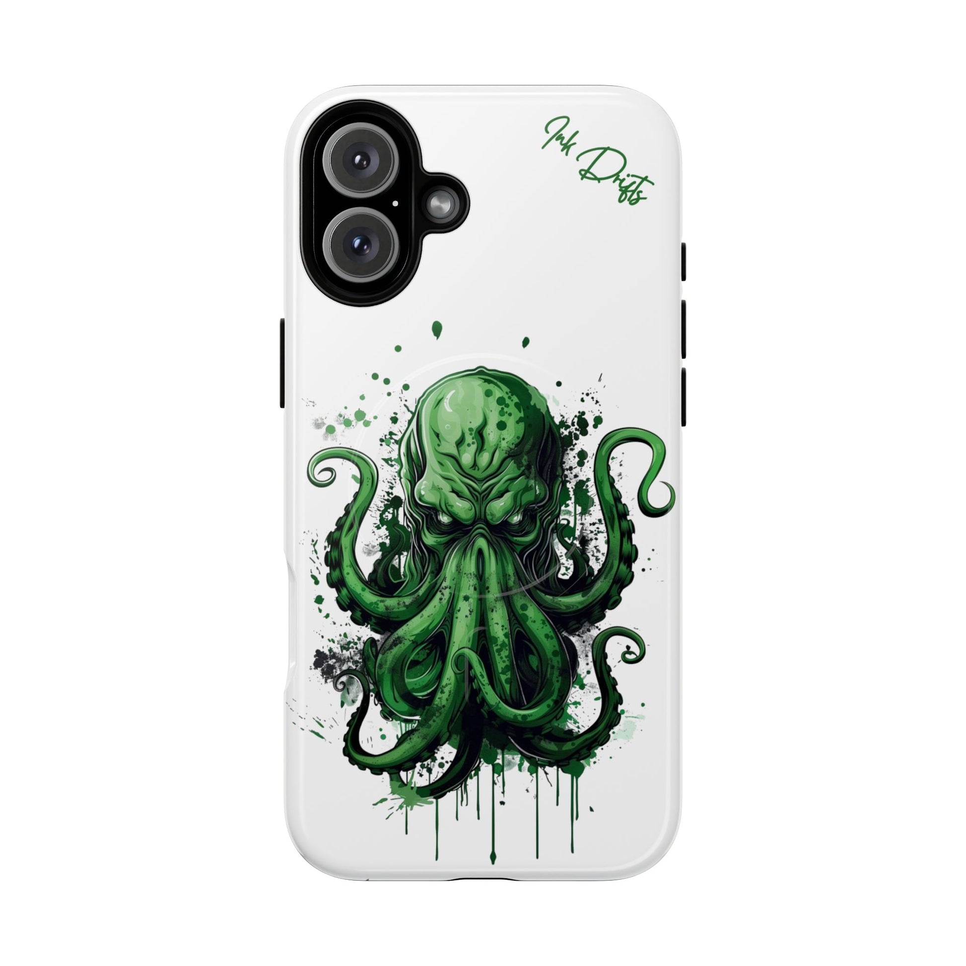 iPhone 16 Plus Glossy Phone Case - Kraken Fury | MagSafe iPhone Case