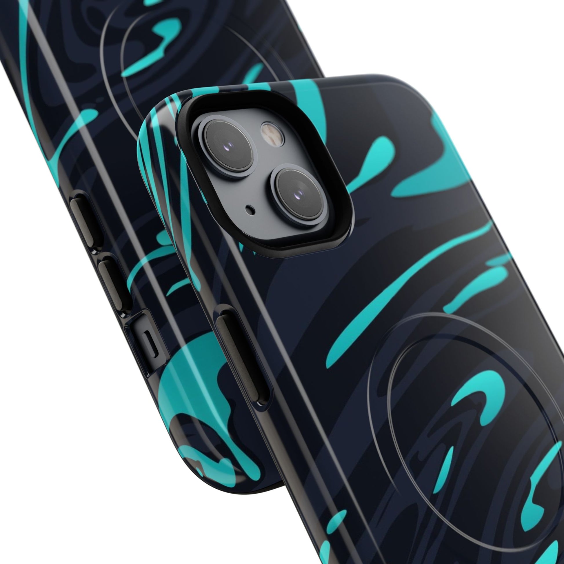 Phone Case - Turquoise Splash | MagSafe iPhone Case