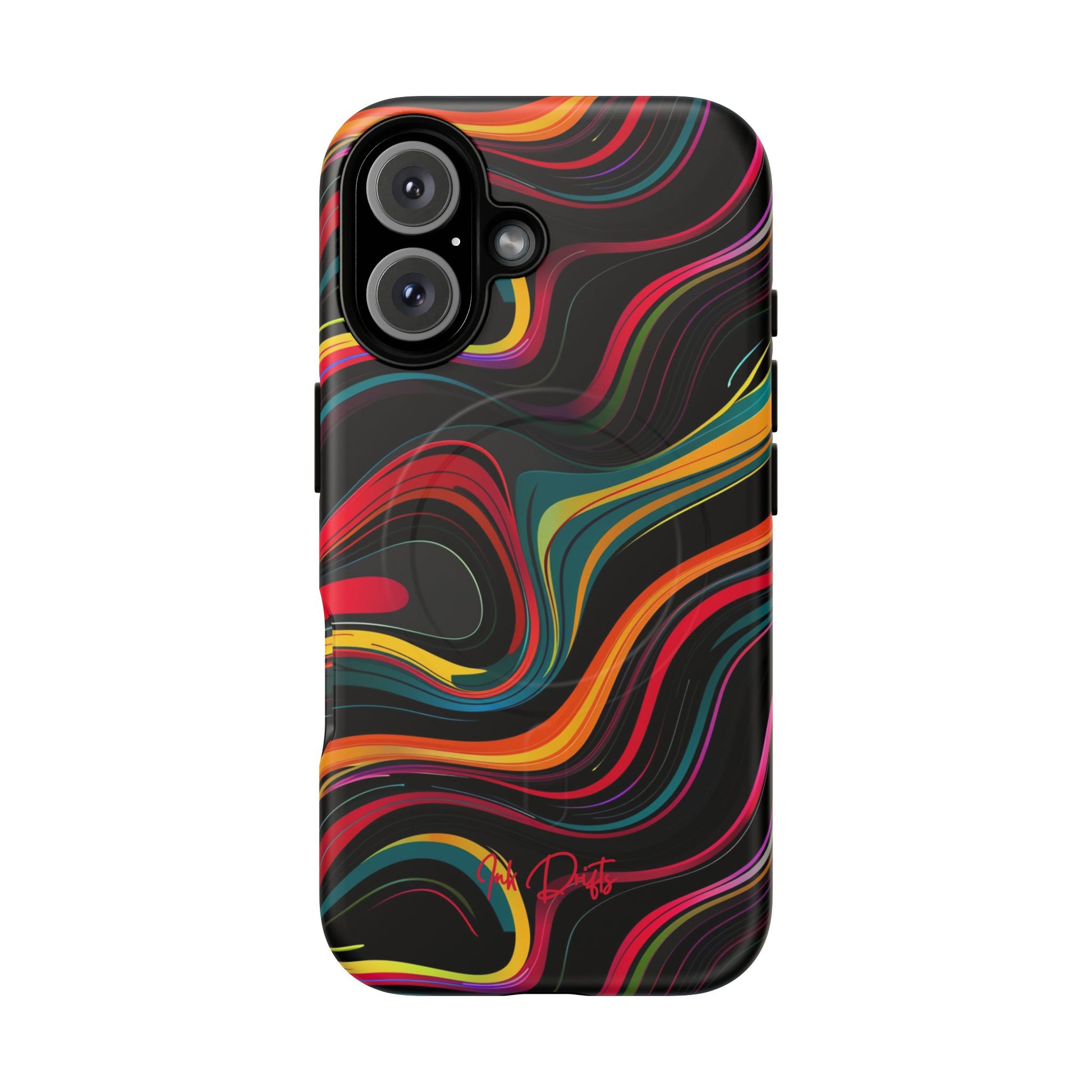 iPhone 16 Matte Phone Case - Vivid Currents | MagSafe iPhone Case