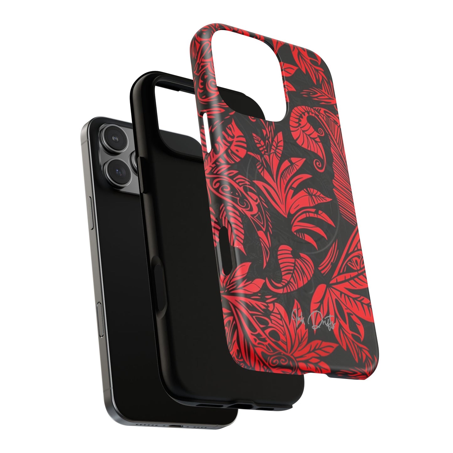 Phone Case - Crimson Jungle | MagSafe iPhone Case