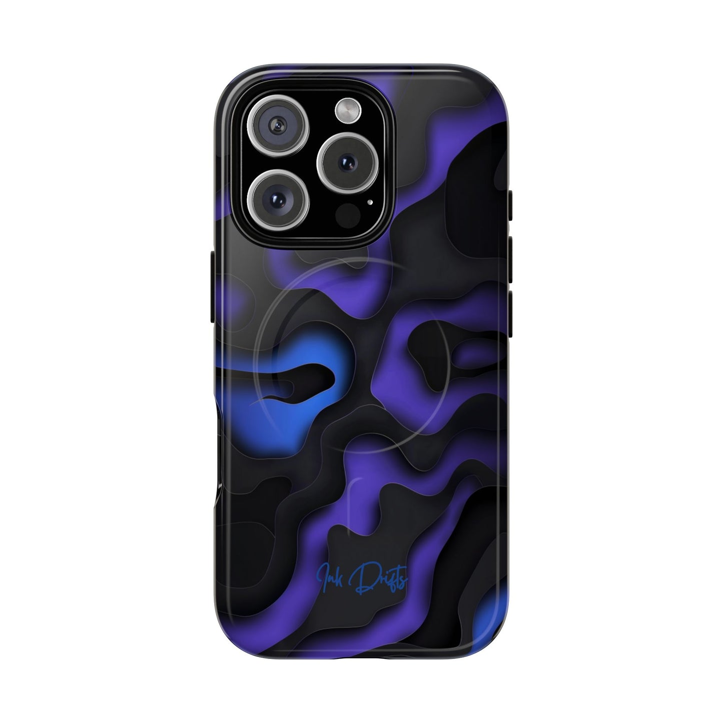 iPhone 16 Pro Glossy Phone Case - Galactic Flow | MagSafe iPhone Case