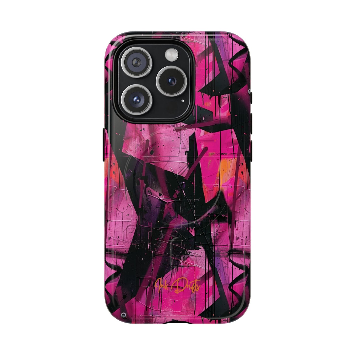 iPhone 15 Pro Glossy Phone Case - Urban Vibe | MagSafe iPhone Case