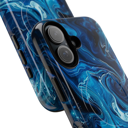 Phone Case - Blue Swirl | MagSafe iPhone Case