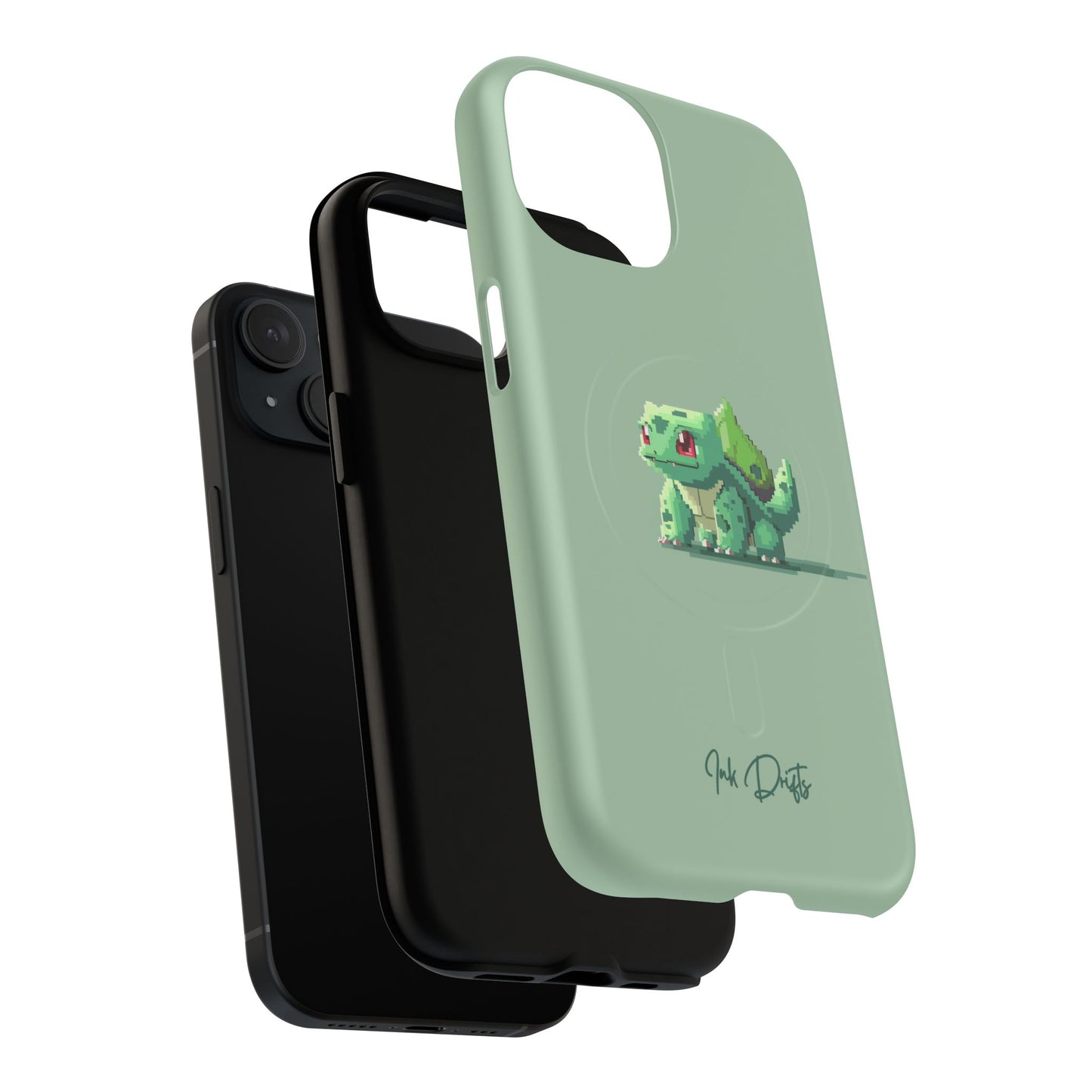 Phone Case - Pixel Bulbasaur | MagSafe iPhone Case