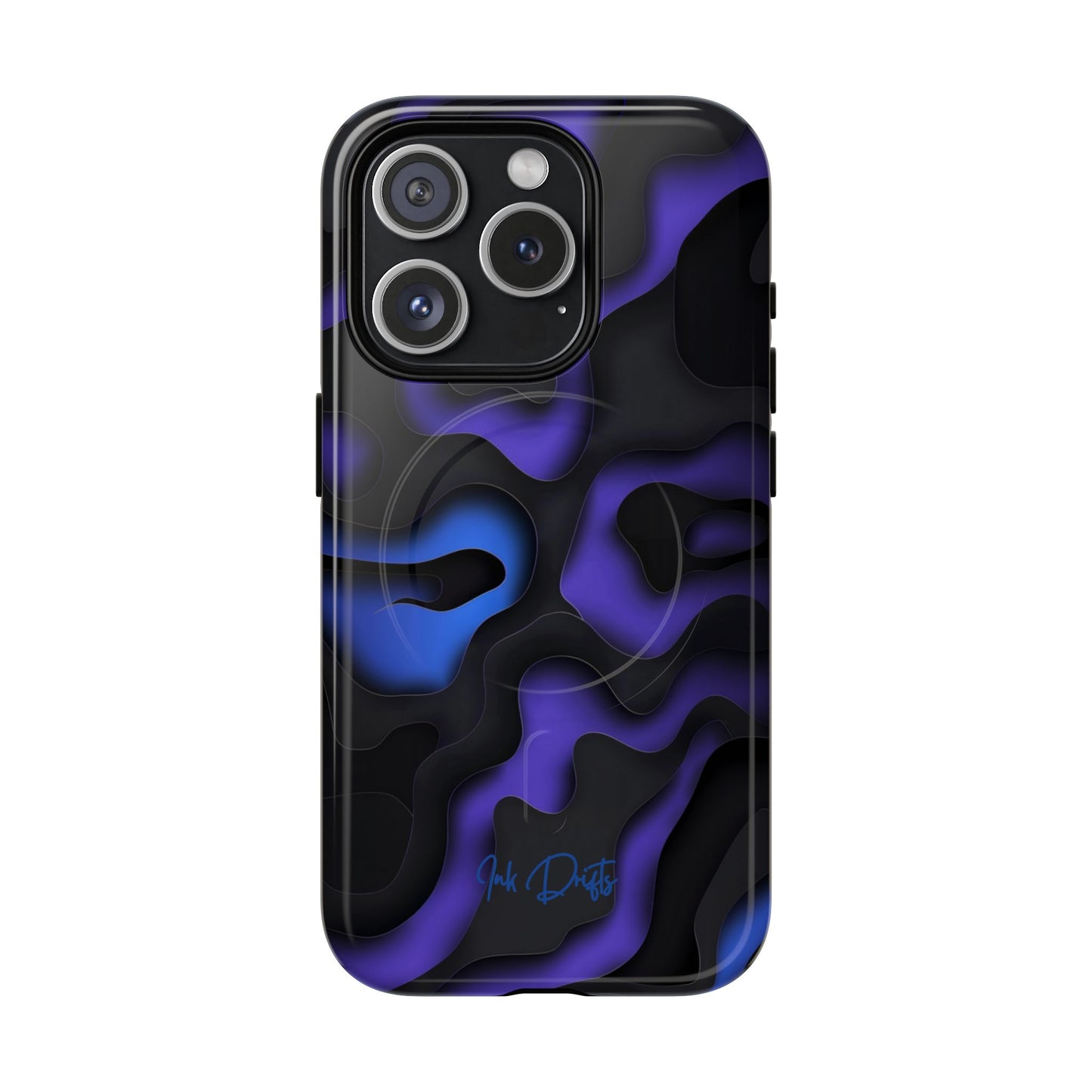 iPhone 15 Pro Glossy Phone Case - Galactic Flow | MagSafe iPhone Case