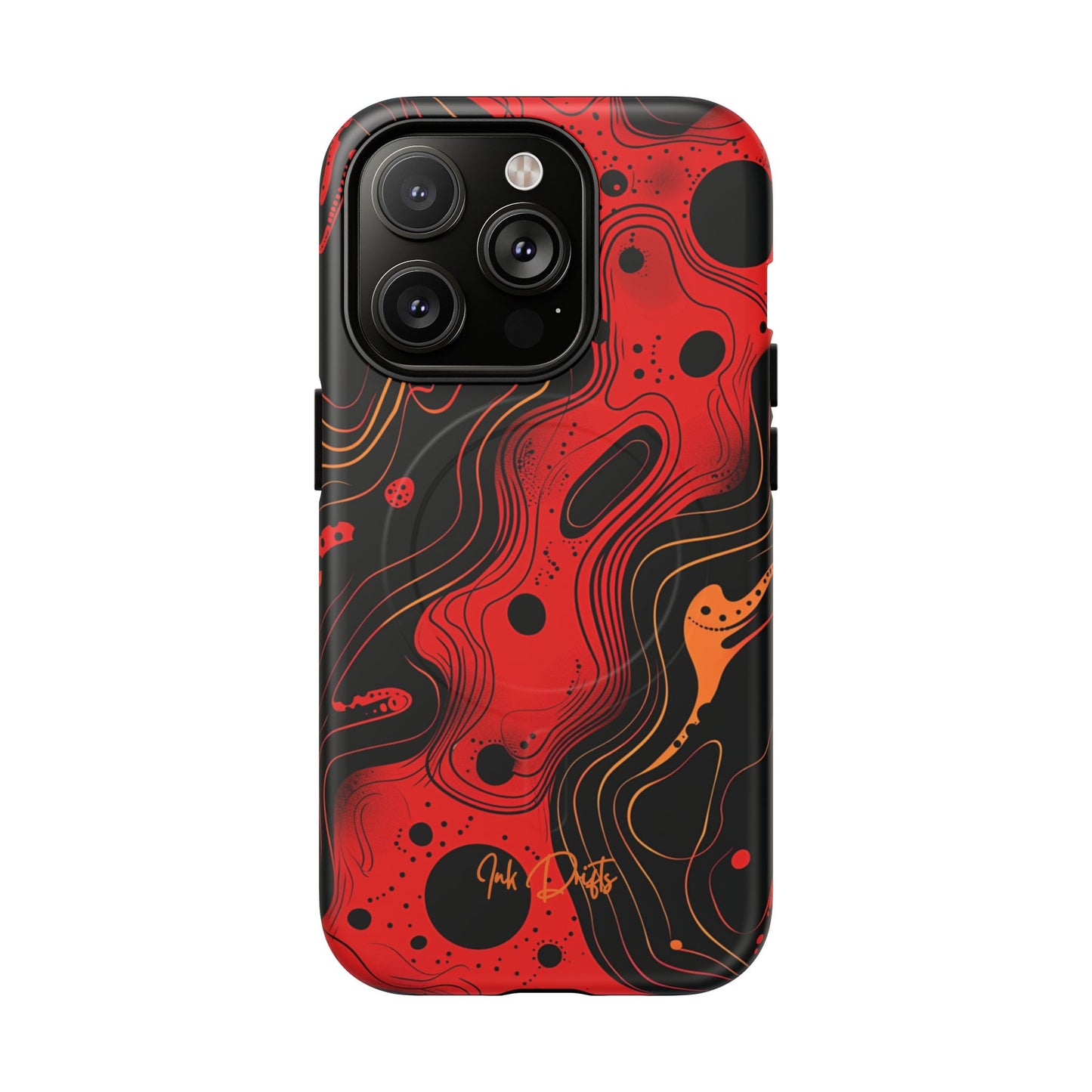 iPhone 14 Pro Matte Phone Case - Magma Flow | MagSafe iPhone Case