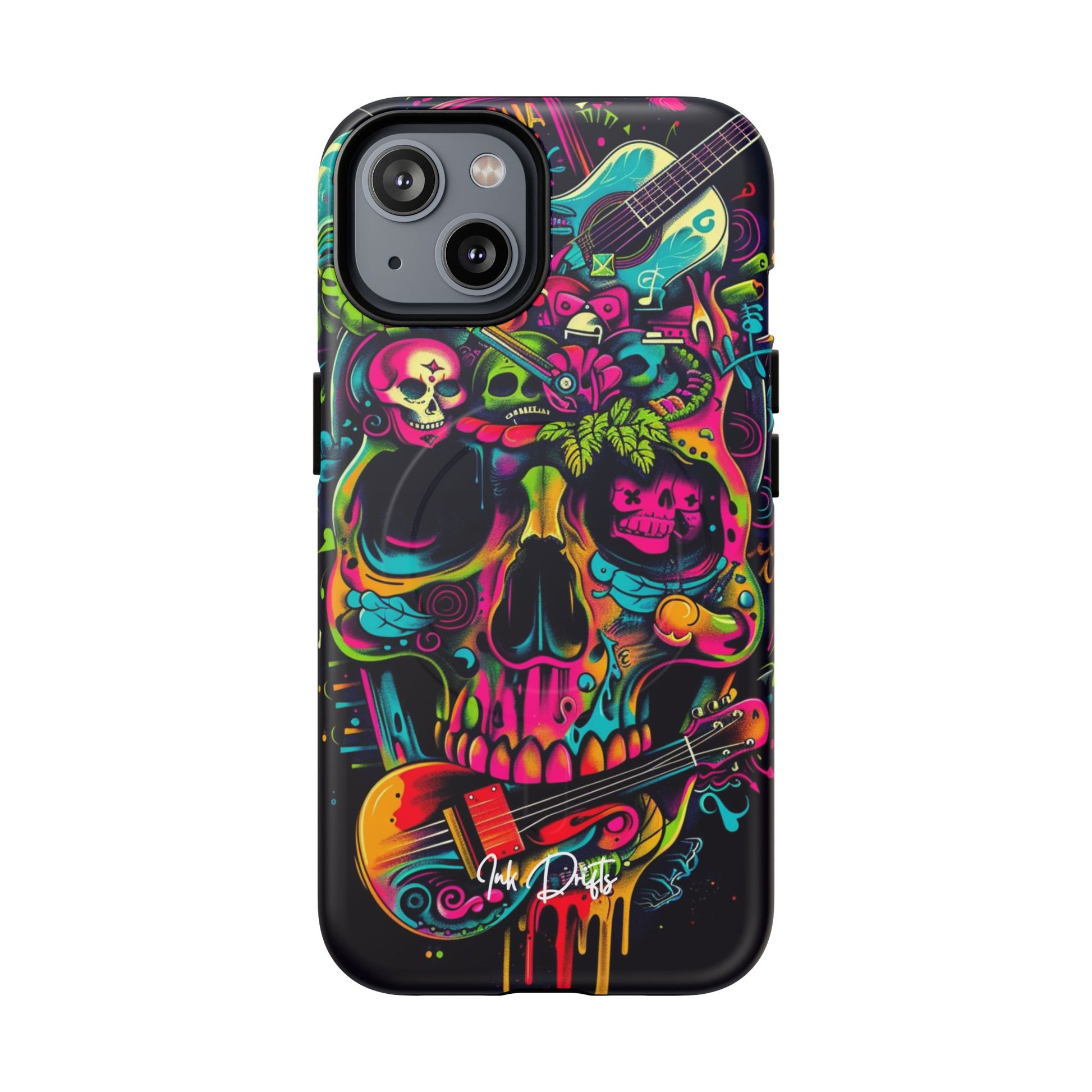 iPhone 14 Matte Phone Case - Psychedelic Harmony | MagSafe iPhone Case