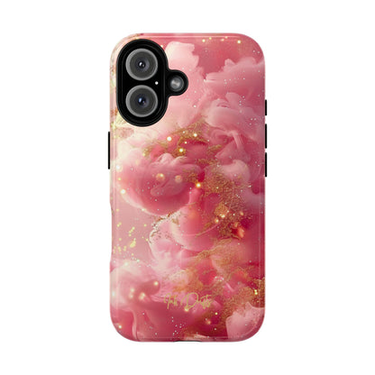 iPhone 16 Glossy Phone Case - Golden Cloud | MagSafe iPhone Case