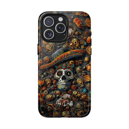 iPhone 15 Pro Max Glossy Phone Case - Aztec Gold | MagSafe iPhone Case