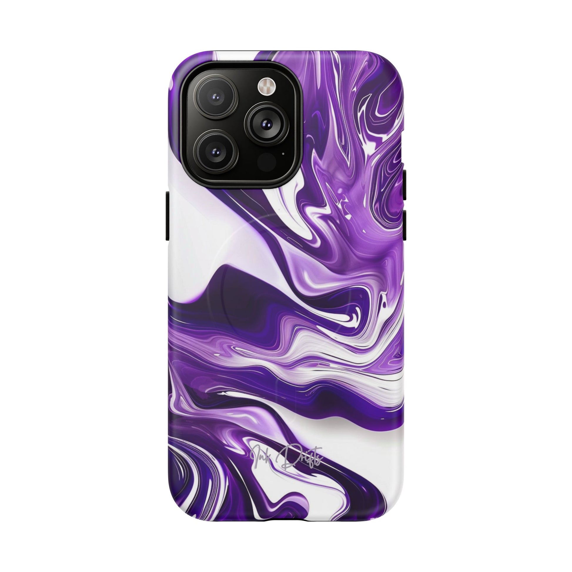 iPhone 14 Pro Max Matte Phone Case - Violet Vortex | MagSafe iPhone Case