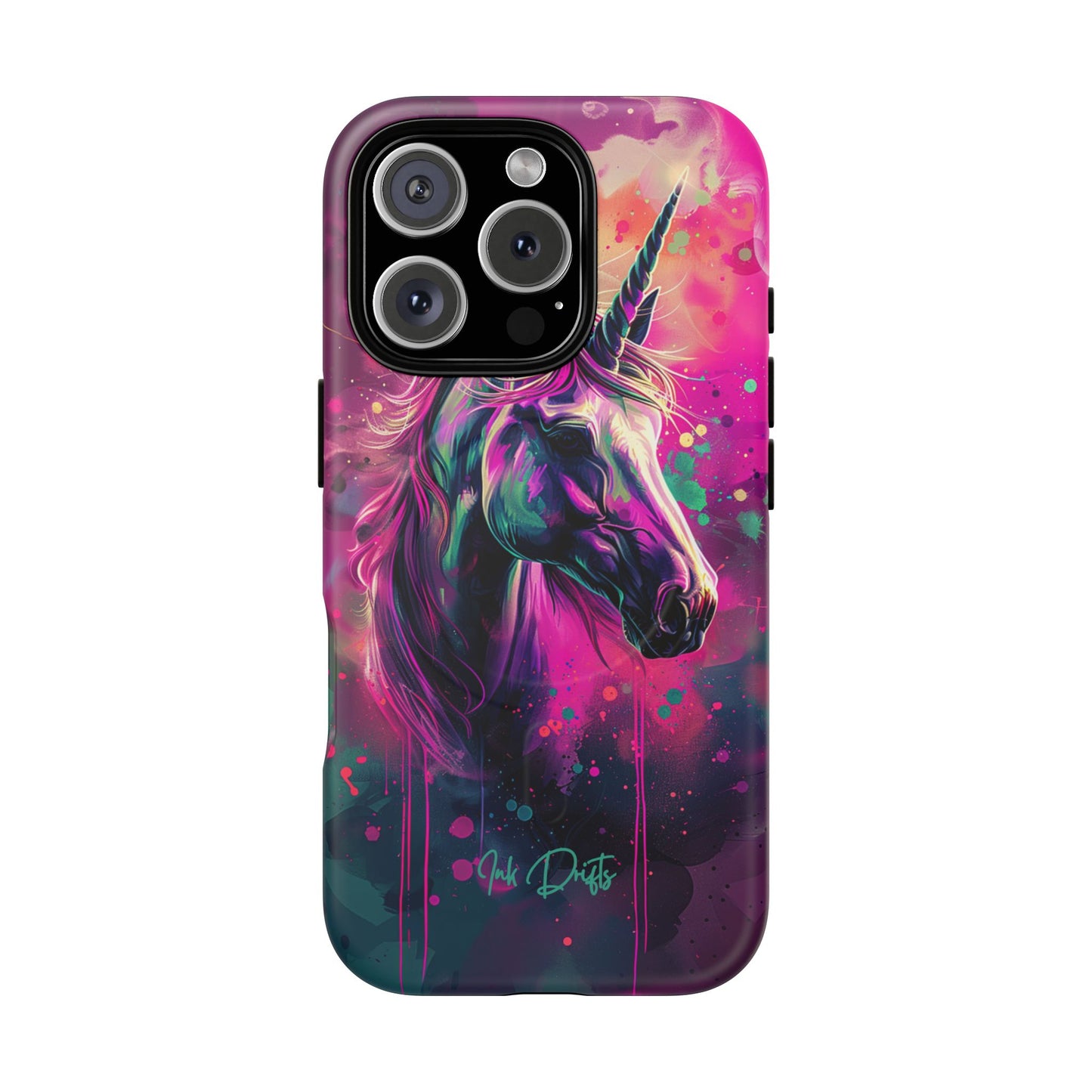 iPhone 16 Pro Matte Phone Case - Mystic Unicorn | MagSafe iPhone Case