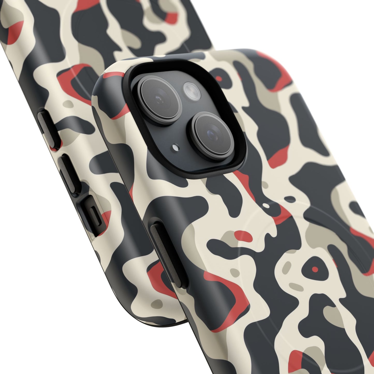 Phone Case - Cream Red Camo | MagSafe iPhone Case