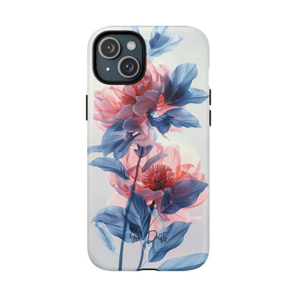 iPhone 15 Plus Matte Phone Case - Ethereal Blooms | MagSafe iPhone Case