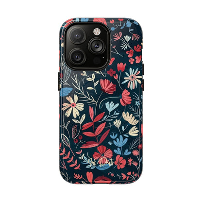 iPhone 14 Pro Glossy Phone Case - Twilight Petals | MagSafe iPhone Case