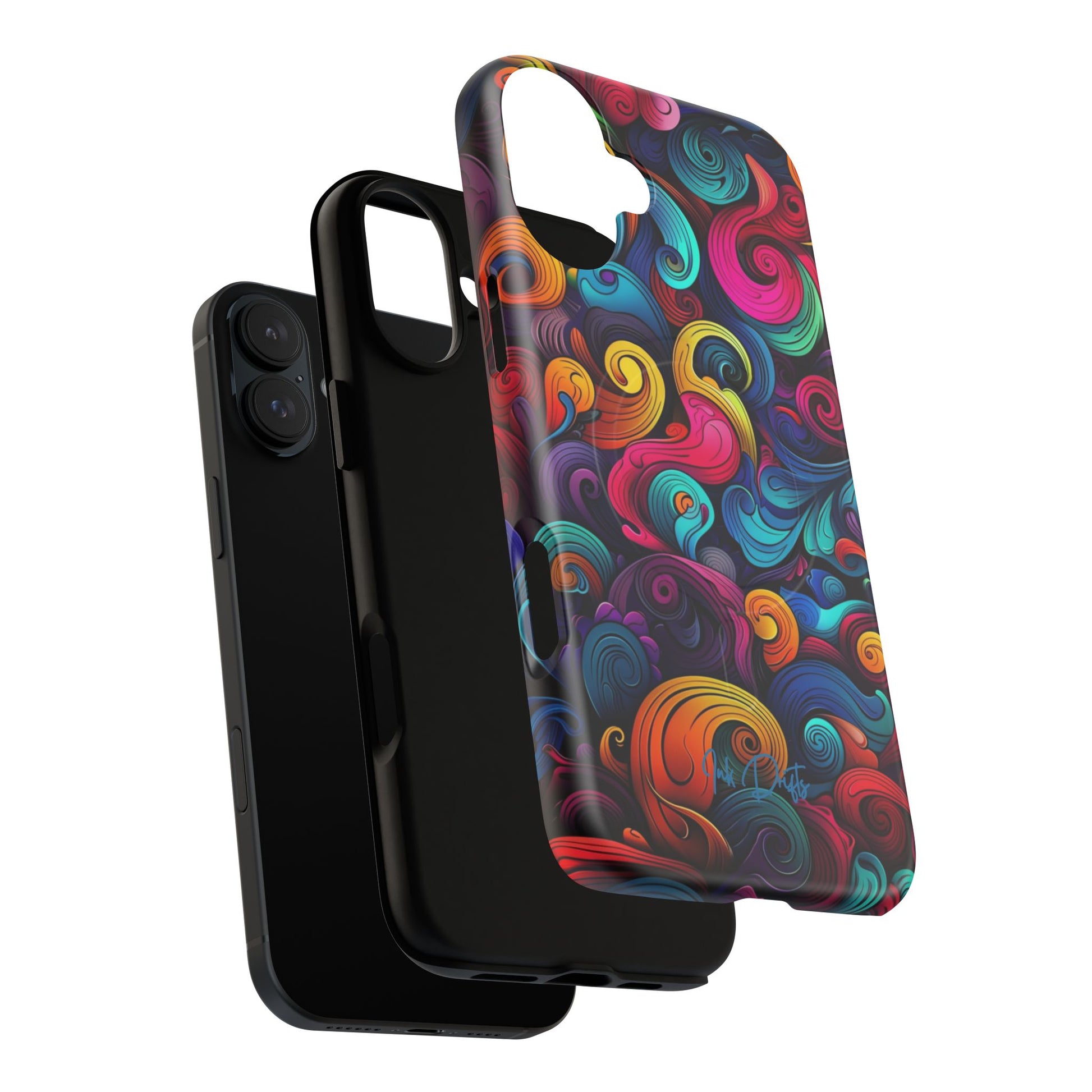 Phone Case - Psychedelic Waves | MagSafe iPhone Case