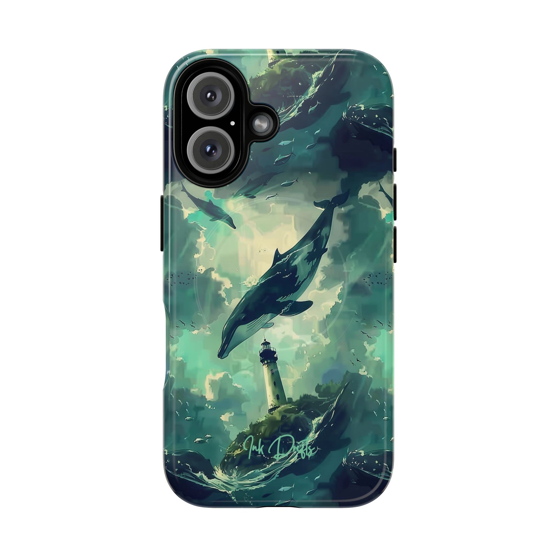 iPhone 16 Glossy Phone Case - Ocean Dream | MagSafe iPhone Case