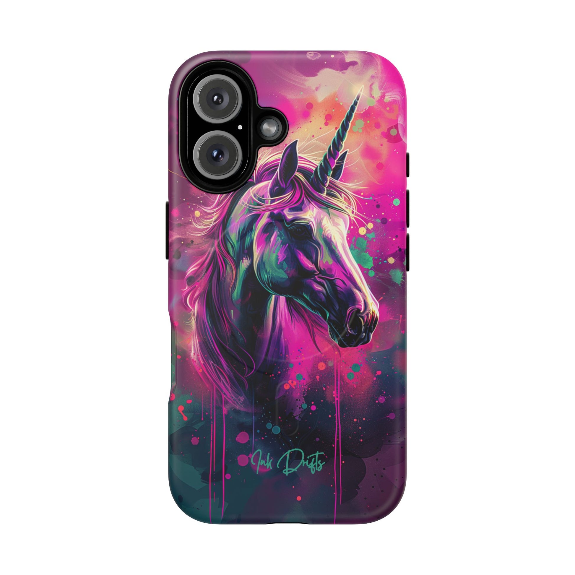 iPhone 16 Matte Phone Case - Mystic Unicorn | MagSafe iPhone Case