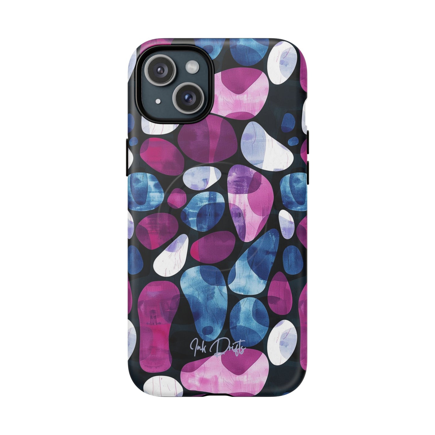 iPhone 15 Plus Matte Phone Case - Pebbles | MagSafe iPhone Case