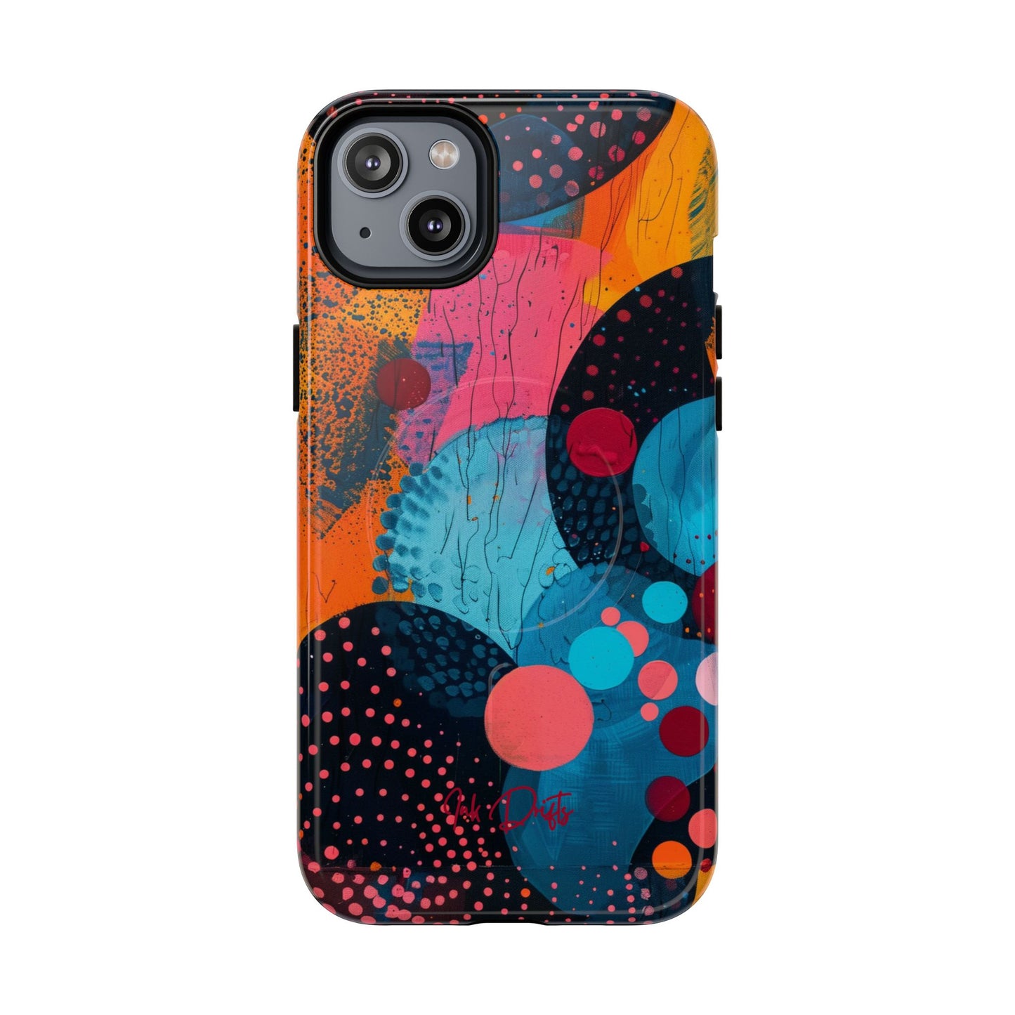 iPhone 14 Plus Glossy Phone Case - Color Burst | MagSafe iPhone Case