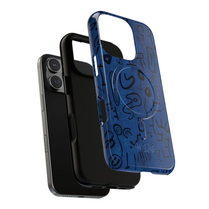 Phone Case - Nocturnal Scribbles | MagSafe iPhone Case