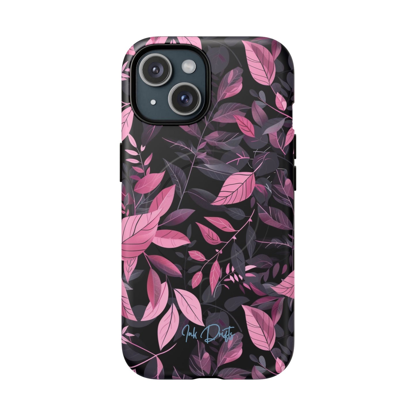 iPhone 15 Matte Phone Case - Dusky Leaves | MagSafe iPhone Case