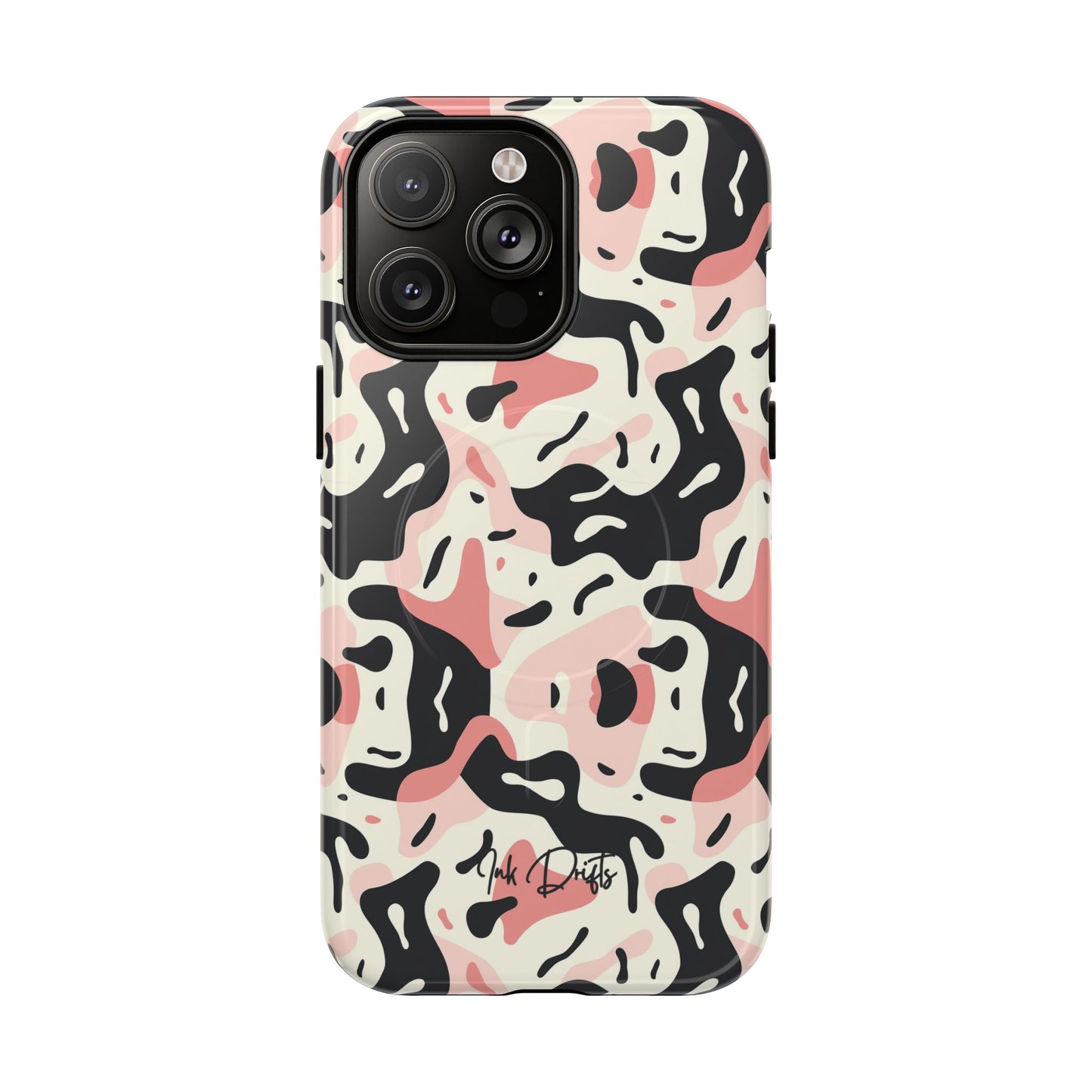 iPhone 14 Pro Max Glossy Phone Case - Pastel Camo | MagSafe iPhone Case