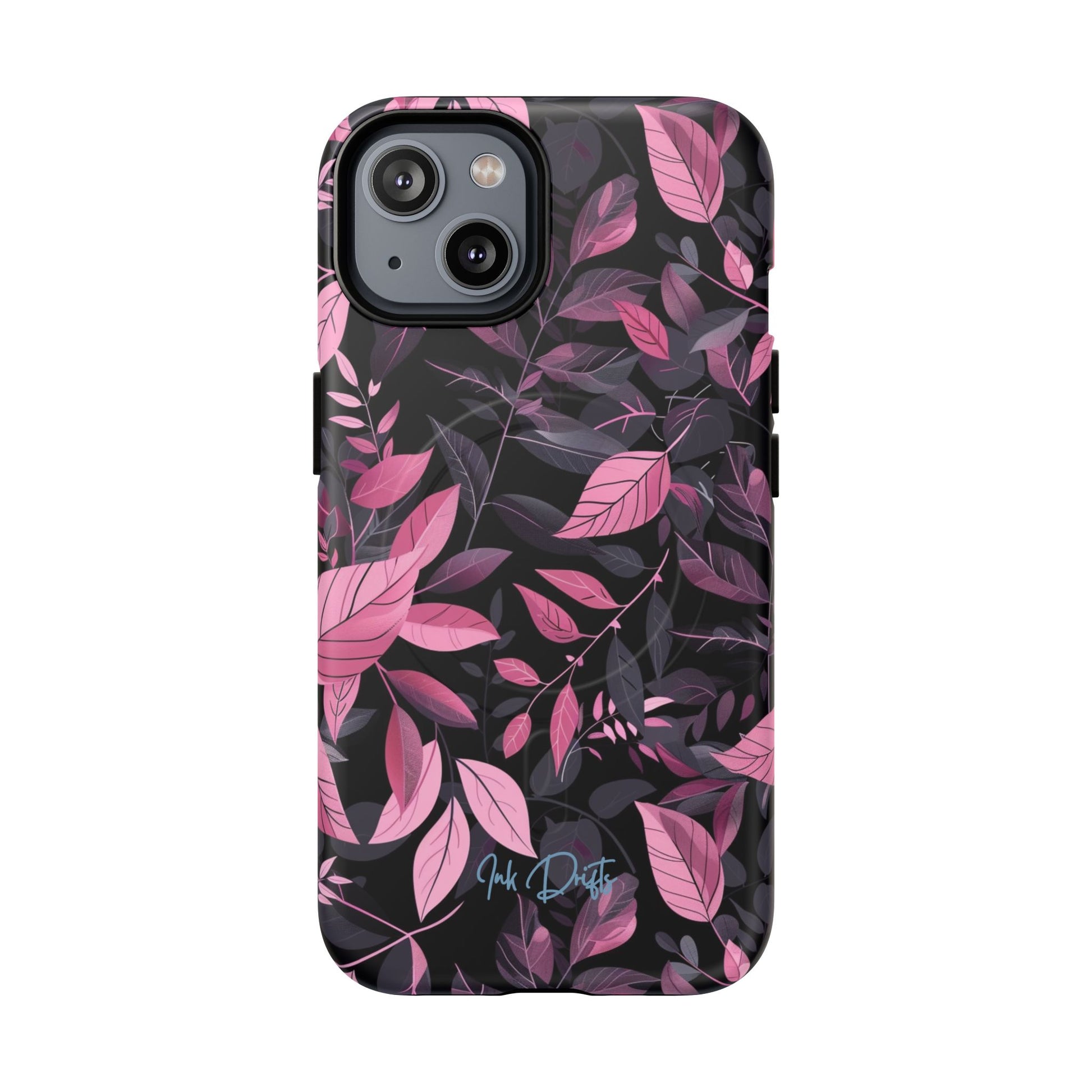 iPhone 14 Matte Phone Case - Dusky Leaves | MagSafe iPhone Case